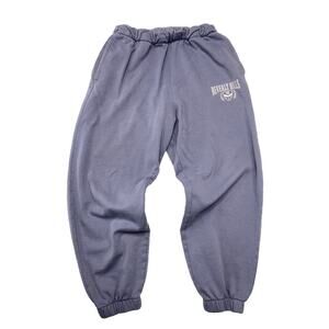 Hollister Women’s Dust Blue Adjustable Rise Jogger Sweatpants - Medium